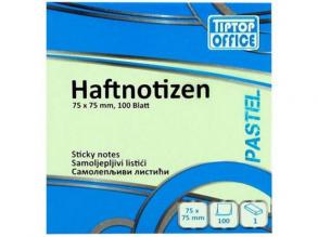 Spirit: Pasztell zöld öntapadós jegyzettömb 100lapos, 75x75mm