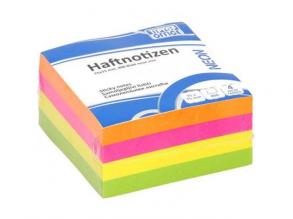 Spirit: Neon Mix öntapadós jegyzettömb 400lapos, 75x75mm