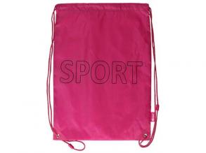 Spirit: Sport rózsaszín tornazsák, sportzsák 47x36cm