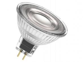 LEDVANCE , LED MR16 P , LED égő , GU5.3 , 2.6 W , 3000 K , Meleg fehér , IP20 , Átlátszó