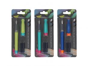 Spirit: Feather töltőtoll kék tintával, 2db patronnal többféle színben 1db