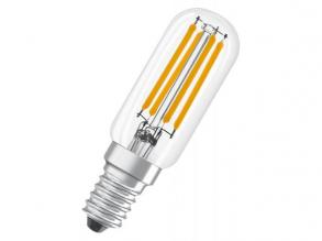LEDVANCE , LED SPECIAL T26 P , LED égő , E14 , 4.2 W , 2700 K , Meleg fehér , IP20 , Átlátszó