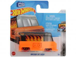 Hot Wheels: Brickin Delivery fekete-narancssárga kisautó 1/64 - Mattel