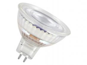 LEDVANCE , LED MR16 P , LED égő , GU5.3 , 3.8 W , 2700 K , Meleg fehér , IP20 , Átlátszó