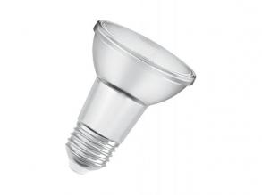 LEDVANCE , LED PAR20 DIM P , LED égő , E27 , 6.4 W , 2700 K , Meleg fehér , Dimmelhető , IP20 , Átlátszó