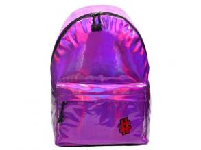 Spirit: Metál lila iskolatáska hátizsák