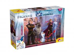 Jégvarázs 2 2 az 1-ben 108db-os puzzle és színező 70x50cm - Lisciani