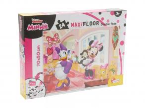Minnie egér 2 az 1-ben maxi 24db-os puzzle és színező 70x50cm - Lisciani