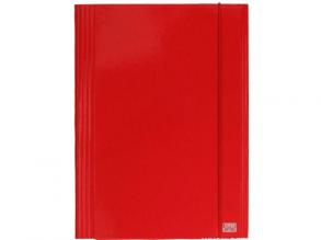 Spirit: Piros karton gumis mappa A4 900g-os