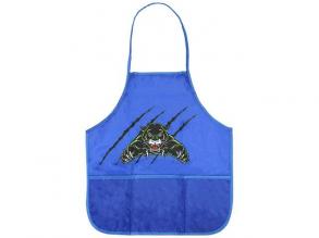 Spirit: Párduc mintás kék festő kötény