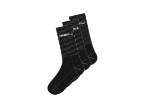 Sportsock 3-Pack Oneill unisex fekete színű zokni