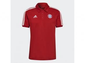 Fcb 3S Adidas férfi piros/fehér színű futball póló