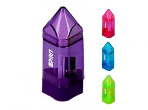 Spirit: 2 az 1-ben 1 lyukú ceruzahegyező radírral több változatban