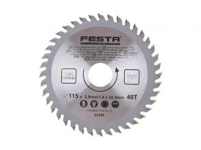 FESTA Fűrésztárcsa fához 115 x 22,2 x 1,8 mm / 40T