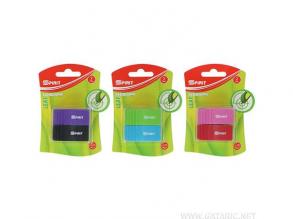 Spirit: Leaf szögletes radír többféle színben 2db-os szett