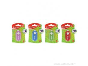 Spirit: Twist ovális radír műanyag tokban többféle színben