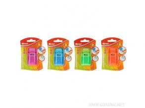 Spirit: Trios 3 az 1-ben 2 lyukú tartályos hegyező és radír többféle színben 1db-os csomag