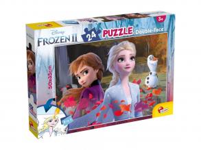 Jégvarázs 2 2 az 1-ben 24db-os puzzle és színező 50x35cm - Lisciani