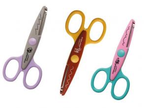 Fiskars 3 db-os mintavágó olló készlet, állatkerti állatok