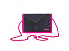 Spirit: Neutral sötétkék-rózsaszín lányos tépozáras pénztárca 12,5x8,5cm