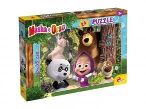 Mása és a medve barátai 24db-os puzzle 50x35cm - Lisciani