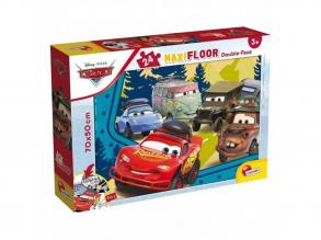 Verdák 2 az 1-ben maxi 24db-os puzzle és színező 70x50cm - Lisciani