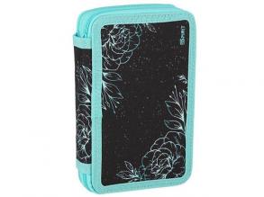 Spirit: Flowers két emeletes töltött tolltartó 28db-os