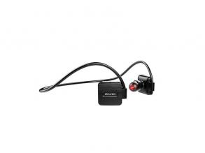 AWEI A848BL Bluetooth merev nyakpántos fekete sport fülhallgató