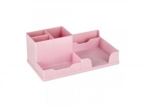 Spirit: Asztali több rekeszes írószertartó pasztell pink