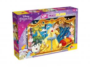 A szépség és a szörnyeteg Belle 2 az 1-ben 108 db-os puzzle és színező 70x50cm - Lisciani
