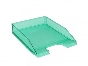 Spirit: Smaragdzöld áttetsző irattálca A/4-es