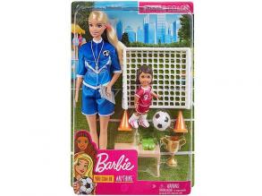 Barbie Lehetsz Bármi: Fociedző Barbie baba játékszett - Mattel