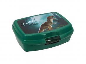 Spirit: T-rex sötétzöld uzsonnás doboz 550ml 16,8x13,5x6,5cm