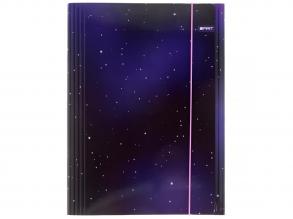 Spirit: Soft Purple csillagos ur gumis mappa A/4