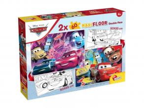 Verdák 2 az 1-ben maxi 2x60db-os puzzle és színező 50x35cm - Lisciani