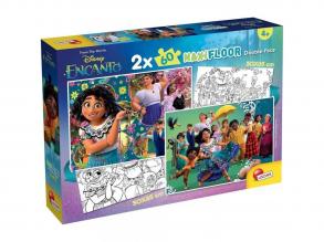 Disney Encanto 2 az 1-ben maxi 2x60db-os puzzle és színező 50x35cm - Lisciani