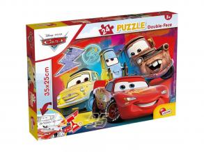 Verdák 2 az 1-ben 24db-os puzzle és színező 35x25cm - Lisciani