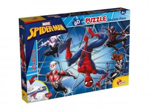 Pókember 2 az 1-ben 60db-os puzzle és színező 35x25cm - Lisciani