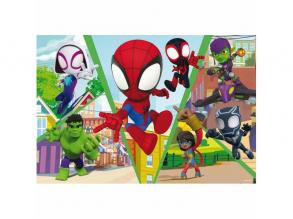 Spidey és a csapat - 2az 1-ben 24 db-os puzzle