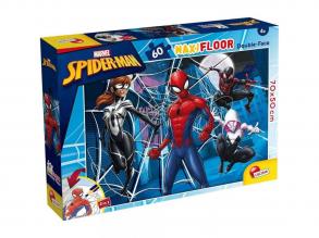 Pókember 2 az 1-ben maxi 60db-os puzzle és színező 70x50cm - Lisciani