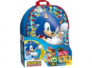 Sonic kártyajáték hátizsákban - Lisciani