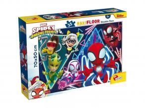 Marvel Spidey 2 az 1-ben maxi 35db-os puzzle és színező 70x50cm - Lisciani
