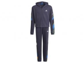 G Aop Cotton Adidas gyerek kék színű training melegítő