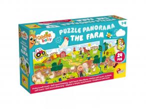 Carotina baby: Panoráma bébi puzzle 24db-os - A Farm - Lisciani