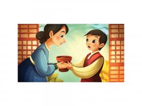 A kisfiú meg az üres virágcserép diafilm (Népmesekincstár diasorozat)