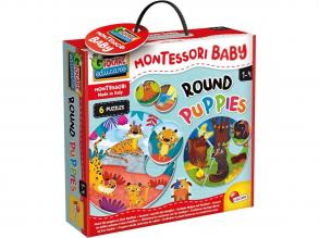 Montessori: Állatkölykök kirakó 42db-os szett - Lisciani