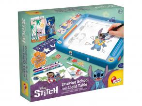 Disney Stitch rajziskola szett világító rajztáblával - Lisciani