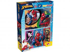 Pókember 2 az 1-ben maxi 2x60db-os puzzle és színező 50x35cm - Lisciani