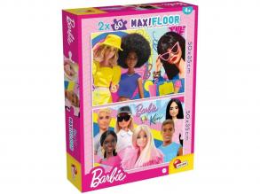 Barbie és barátai 2x60db-os maxi padló puzzle 50x35cm - Lisciani
