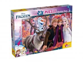 Jégvarázs 2 az 1-ben 48db-os puzzle és színező 35x25cm - Lisciani